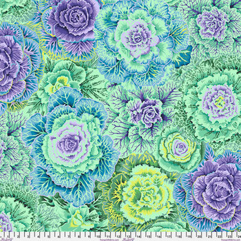 Kaffe Fassett Collective Classics Plus PWPJ051.GREEN Brassica - Green by FreeSpirit Fabrics, Image