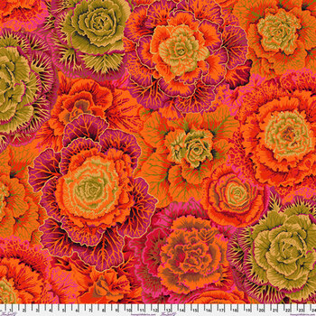 Kaffe Fassett Collective Classics Plus PWPJ051.RUSTX Brassica - Rust by FreeSpirit Fabrics, Image