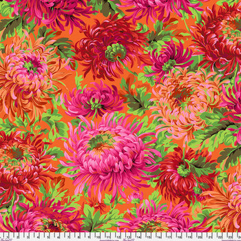 Kaffe Fassett Collective Classics Plus PWPJ072.REDXX Shaggy - Red by FreeSpirit Fabrics, Image