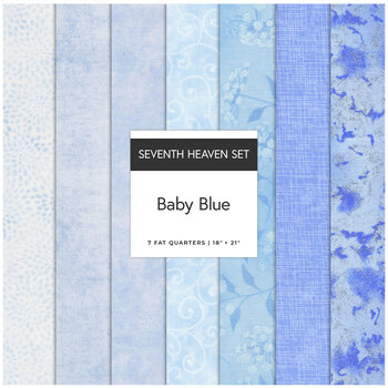 Seventh Heaven  7 FQ Set - Baby Blue, Image