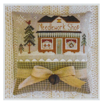 Hometown Holiday - Needlework Shop Cross Stitch Pattern by Little House Needleworks