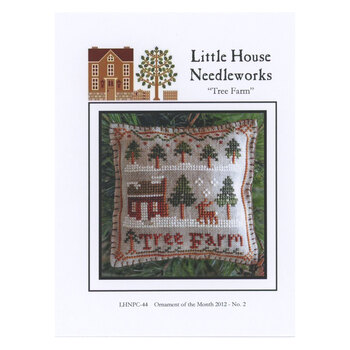 Ornament of the Month 2012 - 02 - Tree Farm Cross Stitch Pattern, Image