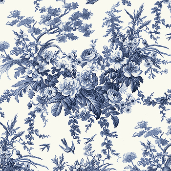 Jasper Blue 54366-1 Ivory by Whistler Studio for Windham Fabrics, Image