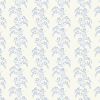 Jasper Blue 54368-1 Ivory by Whistler Studio for Windham Fabrics, Image