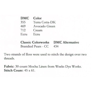 Ornament of the Month 2012 - 10 - Gingerbread Cookie Cross Stitch Pattern, Image