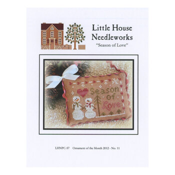 Ornament of the Month 2012 - 11 - Season of Love Cross Stitch Pattern, Image