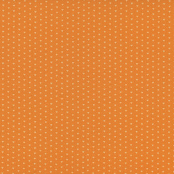 Mini Heart A-1233-O Orange by Andover Fabrics, Image