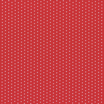 Mini Heart A-1233-R Red by Andover Fabrics, Image