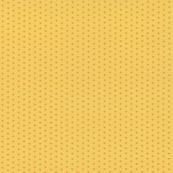 Mini Heart A-1233-Y Yellow by Andover Fabrics, Image