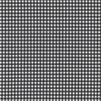 Essentials Mini Gingham 39161-199 White / Black by Wilmington Prints, Image