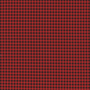 Essentials Mini Gingham 39161-339 Red / Black by Wilmington Prints, Image