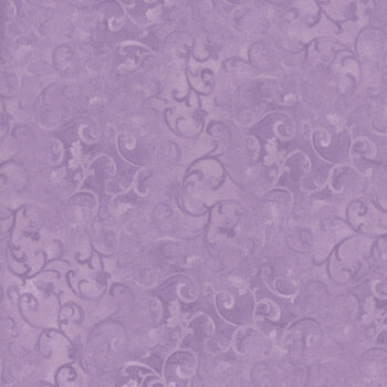 Essentials Scroll 89025-666 Purple from Wilmington Prints, Image