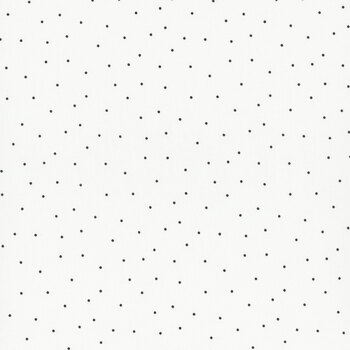 Essentials Pindots 39131-119 White / Black by Wilmington Prints REM, Image