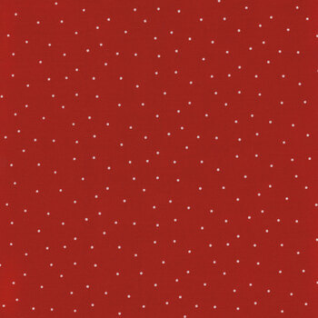 Essentials Pindots 39131-331 Tomato / White by Wilmington Prints, Image