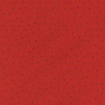 Essentials Pindots 39131-339 Red / Black by Wilmington Prints, Image