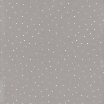 Essentials Pindots 39131-910 Gray / White by Wilmington Prints, Image