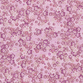 Shizuka FLEUR-CM3169 PINK by Chong-A Hwang for Timeless Treasures Fabrics