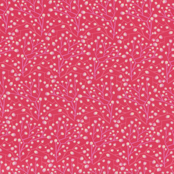 Heart Nouveau A-1311-R Red by Eye Candy Quilts for Andover Fabrics