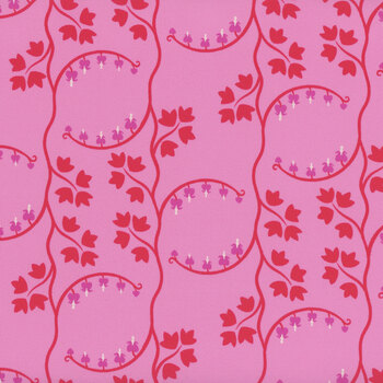 Heart Nouveau A-1312-E Bubblegum by Eye Candy Quilts for Andover Fabrics, Image