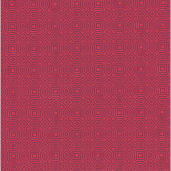 Heart Nouveau A-1315-R Red by Eye Candy Quilts for Andover Fabrics, Image