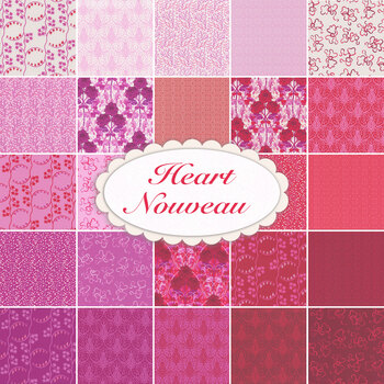 Heart Nouveau  24 FQ Set by Eye Candy Quilts for Andover Fabrics, Image