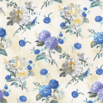 Morning Blooms 89274-146 Cream by Danhui Nai for Wilmington Prints, Image