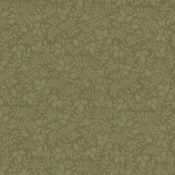 Just Rosy R650861D Olive by Smithsonian Institution for Marcus Fabrics, Image