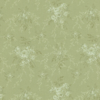 Just Rosy R651145D Sage by Smithsonian Institution for Marcus Fabrics, Image