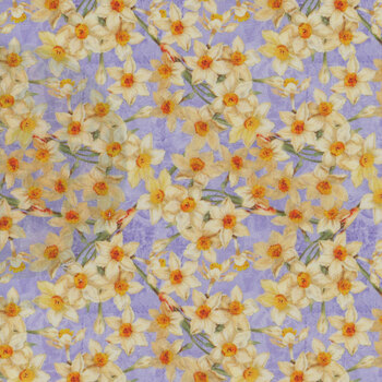 Secret Garden 3815-11 Blue by Lisabelle Art Studio for Blank Quilting Corporation, Image