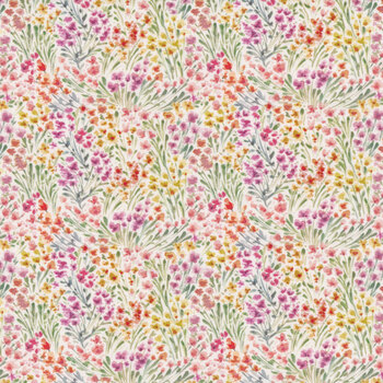 Easter Wishes 3791-01 White by Silas M. Studio for Blank Quilting Corporation, Image