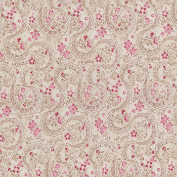 Victoria VICT-5669-E Cream by P&B Textiles, Image