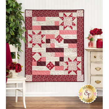  Comfort of Psalms Quilt Kit - Blushing Blooms, Image