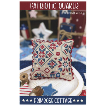 Patriotic Quaker Cross Stitch Pattern, Image