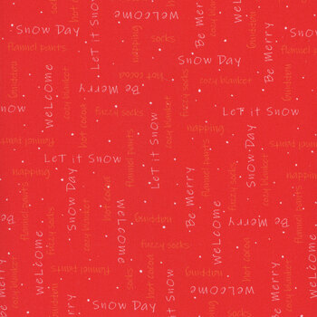 Winter Park 4719-R Red by P&B Textiles, Image