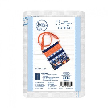  Quilt As You Go Zippity-Do-Done - Caitlyn Crossbody Tote - Navy, Image