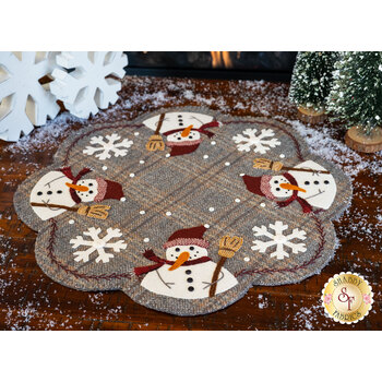 SAMPLE - Frosty & Snowflakes All Around Mat