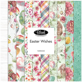 Easter Wishes  Yardage by Silas M. Studio for Blank Quilting Corporation, Image