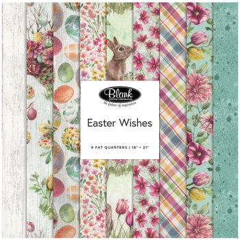 Easter Wishes  9 FQ Set by Silas M. Studio for Blank Quilting Corporation, Image