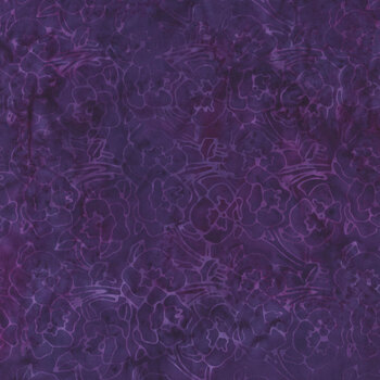 Floral Fun 112401455 Purple Pansy by Kathy Engle for Island Batik, Image