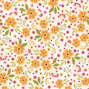 Among the Wildflowers 17101-03 Buttercup by Shelley Cavanna for Benartex