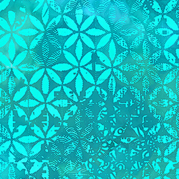 Boho Blooms DP27784-64 Turquoise by Deborah Edwards for Northcott Fabrics