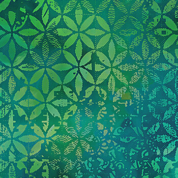 Boho Blooms DP27784-76 Green by Deborah Edwards for Northcott Fabrics