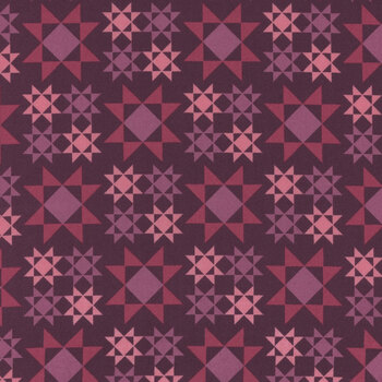 Meadow Walk A-1338-P Raspberry by Alexandra Bordallo for Andover Fabrics, Image