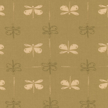 Meadow Walk A-1339-V Flutter by Alexandra Bordallo for Andover Fabrics, Image