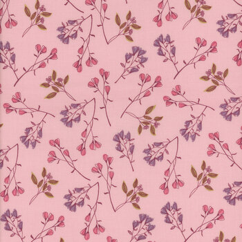 Meadow Walk A-1340-E Blush by Alexandra Bordallo for Andover Fabrics, Image