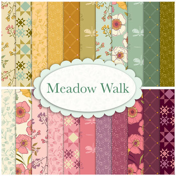 Meadow Walk  22 FQ Set by Alexandra Bordallo for Andover Fabrics