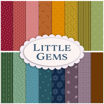 Little Gems  16 FQ Set by Andover Fabrics, Image