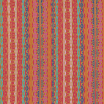 Fantasticats Y4345-36 Orange by Laurel Burch for Clothworks, Image