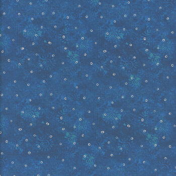 Fantasticats Y4347-90 Blue by Laurel Burch for Clothworks, Image