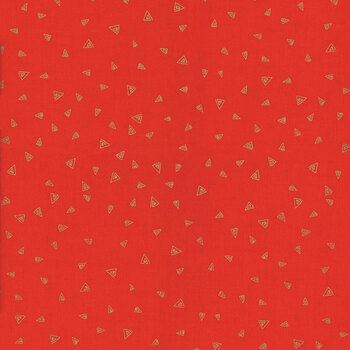 Fantasticats Y4348-36M Orange Metallic by Laurel Burch for Clothworks, Image